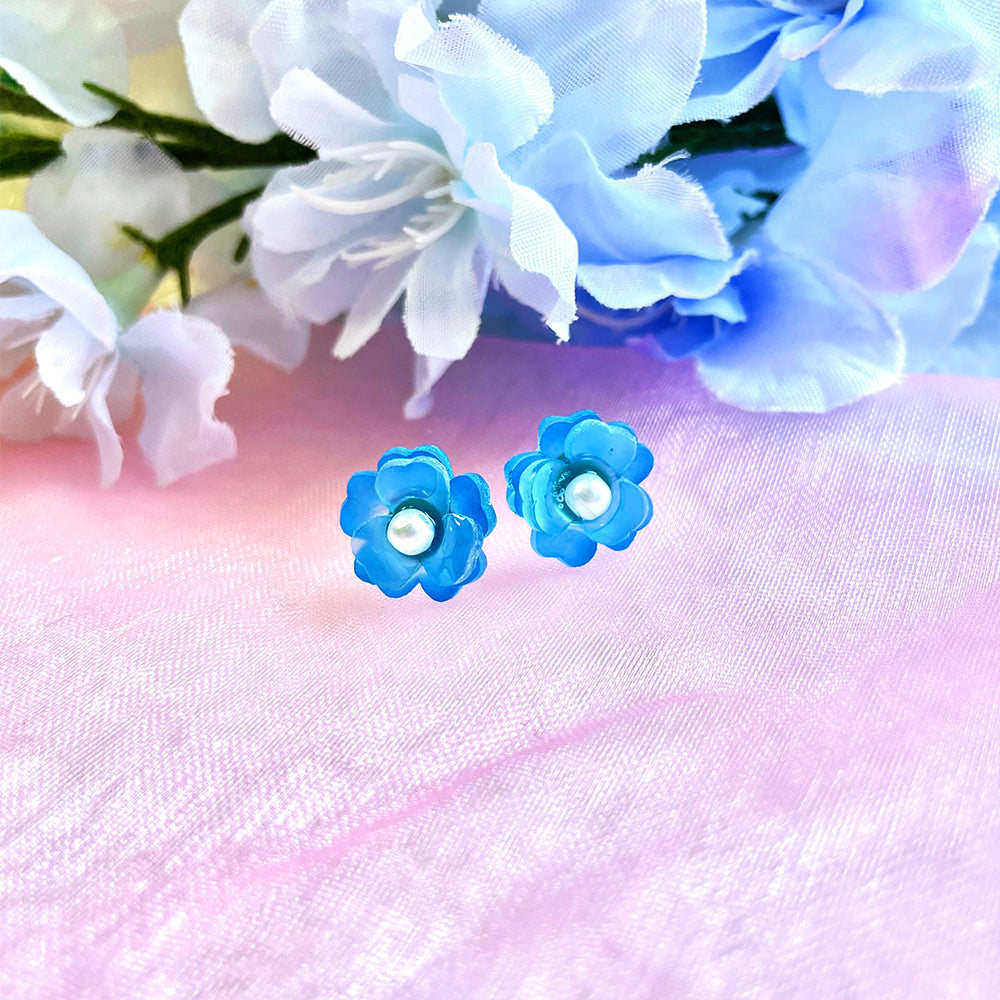 Flower Blossom Stud Earrings