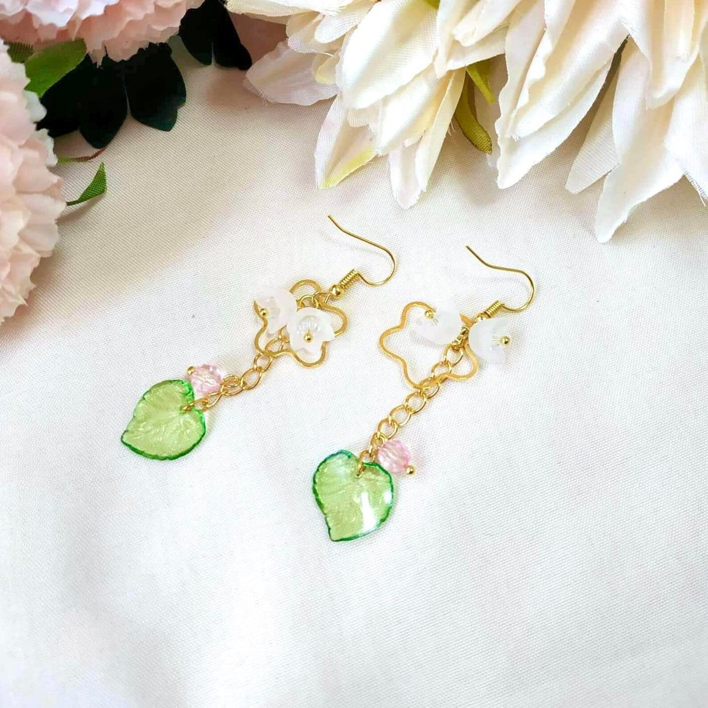 Flower Hoop Earring