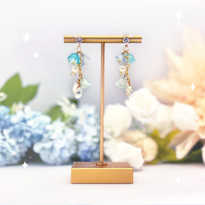 Trumpet Flower Bead Earring