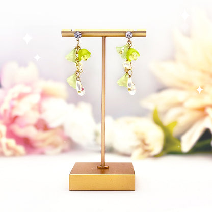 Trumpet Flower Bead Earring
