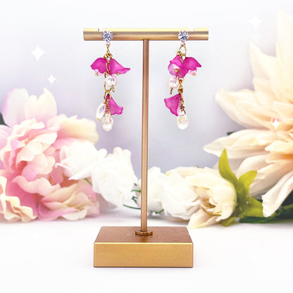 Trumpet Flower Bead Earring