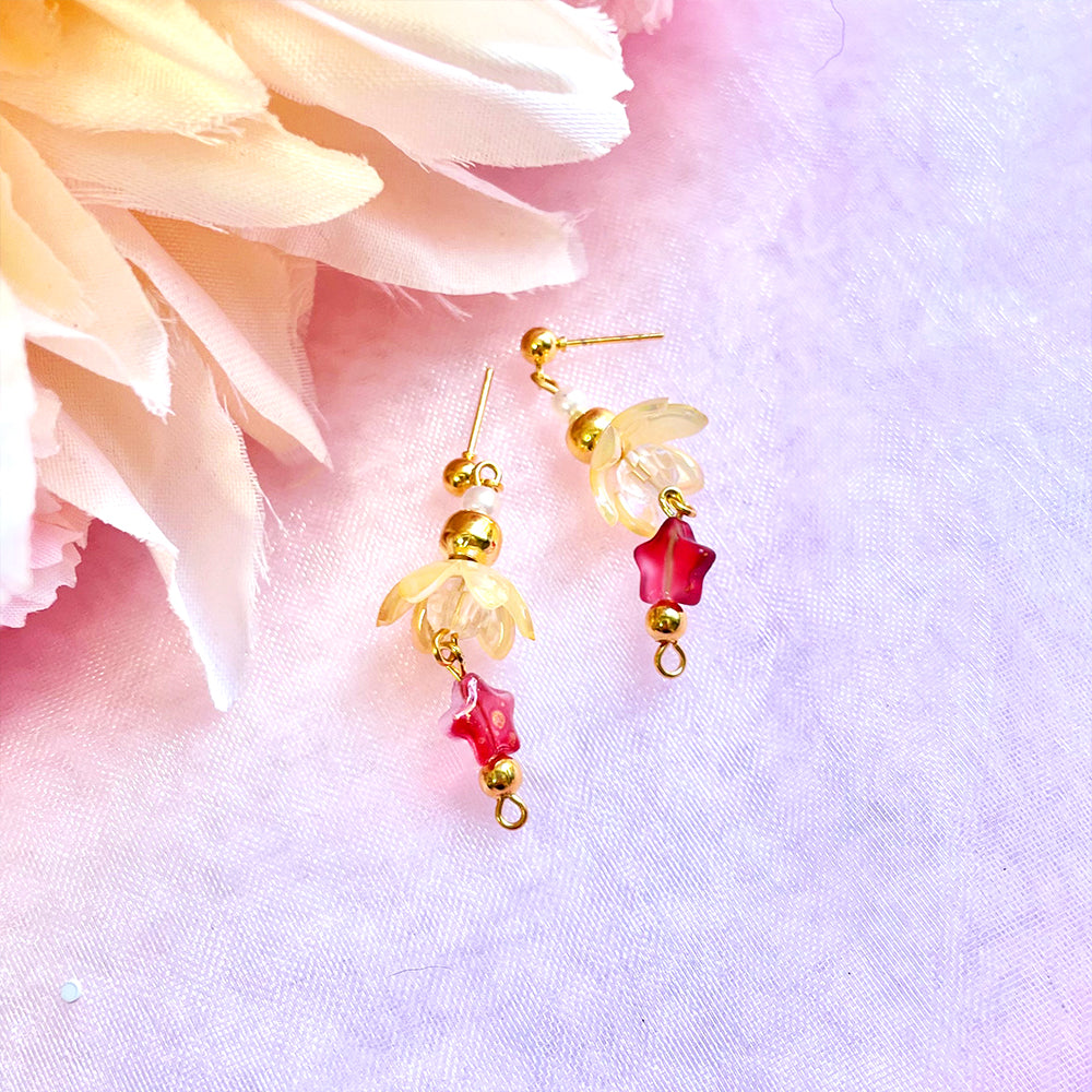 Flower Bead Earring
