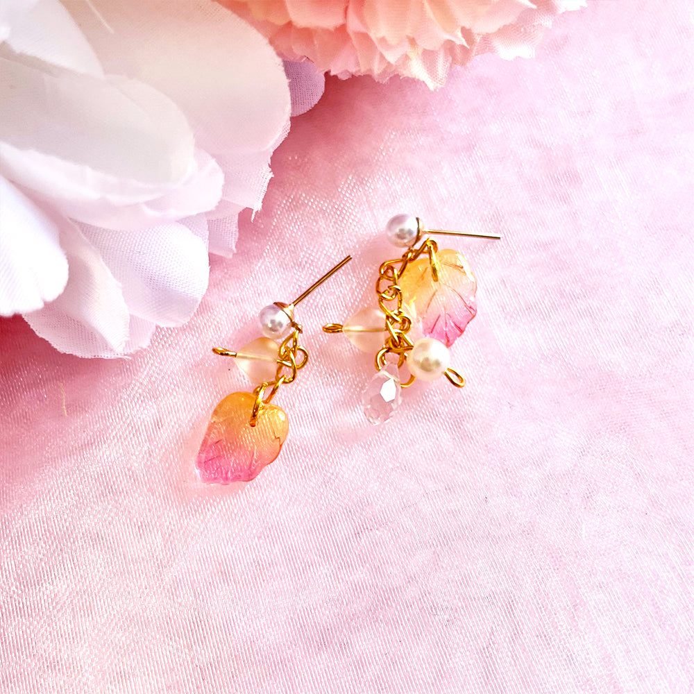 Leaf Bead Earring