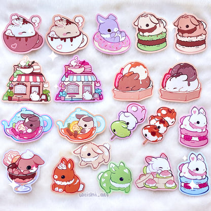 Bunny Cafe Stickers