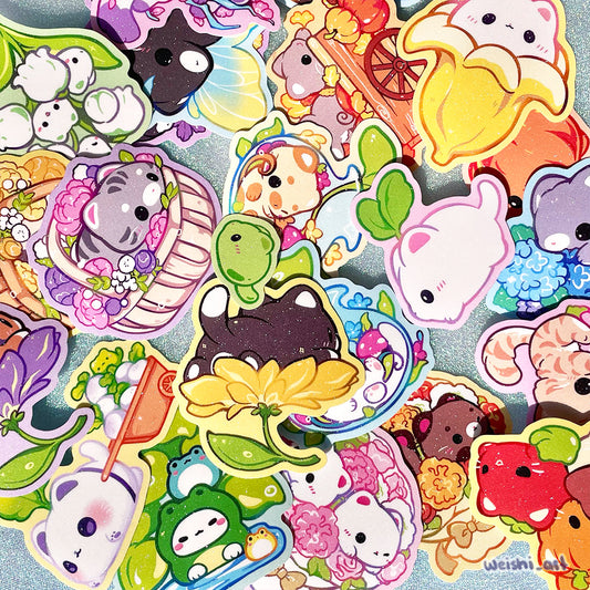 Kitty Cottage Stickers