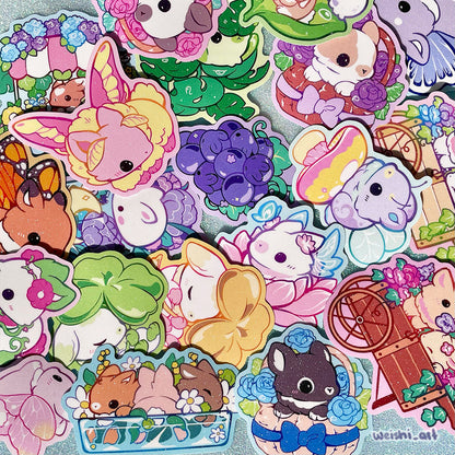 Bunny Botany Stickers