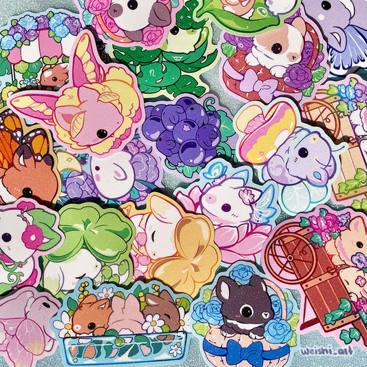 Bunny Botany Stickers