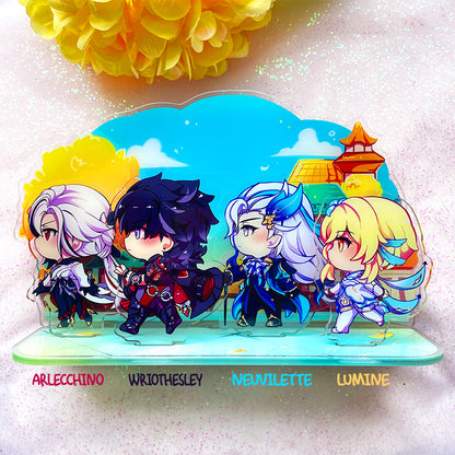 BUILD YOUR TEAM Genshin Impact Standees