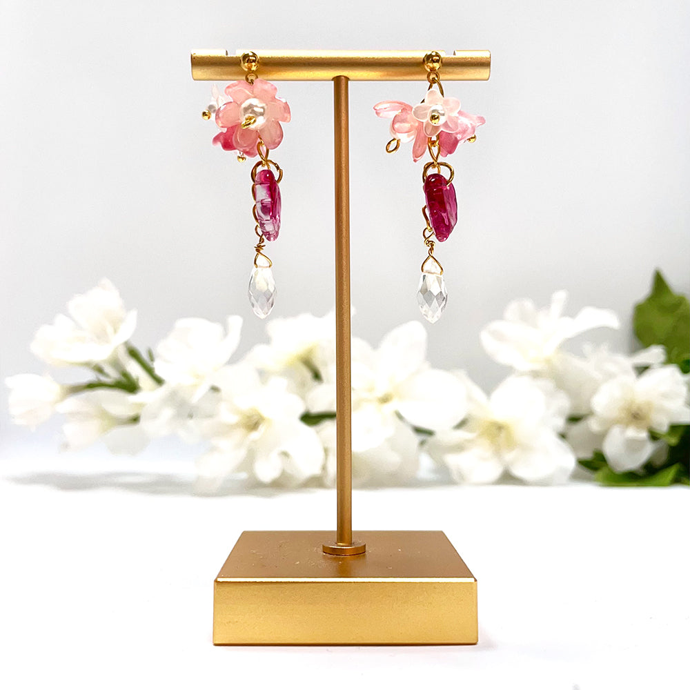 Teardrop Flowerbud Earring