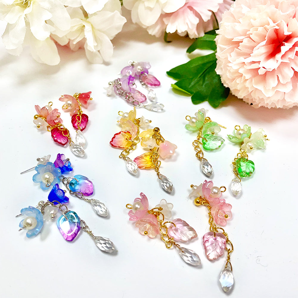 Teardrop Flowerbud Earring