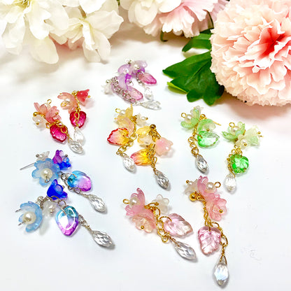 Teardrop Flowerbud Earring
