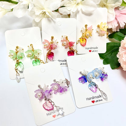 Teardrop Flowerbud Earring