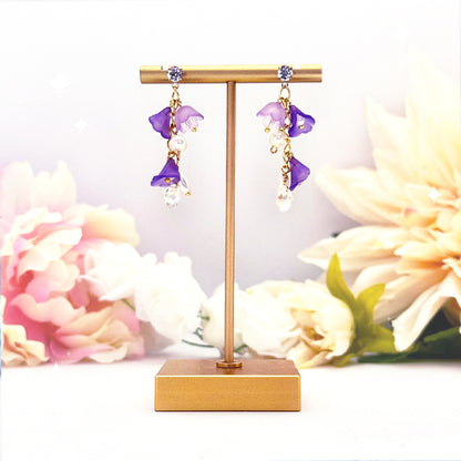 Trumpet Flower Bead Earring