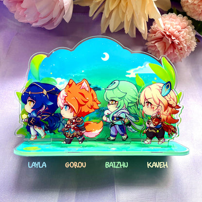 BUILD YOUR TEAM Genshin Impact Standees