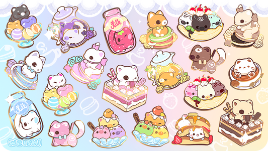 [PREORDER] Meowlicious Enamel Pins ETA December - January 2027