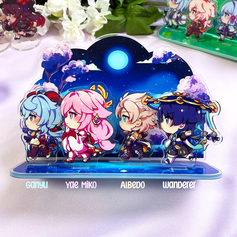 BUILD YOUR TEAM Genshin Impact Standees