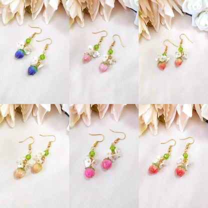 Strawberry Charm Earring