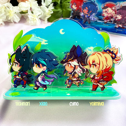 BUILD YOUR TEAM Genshin Impact Standees