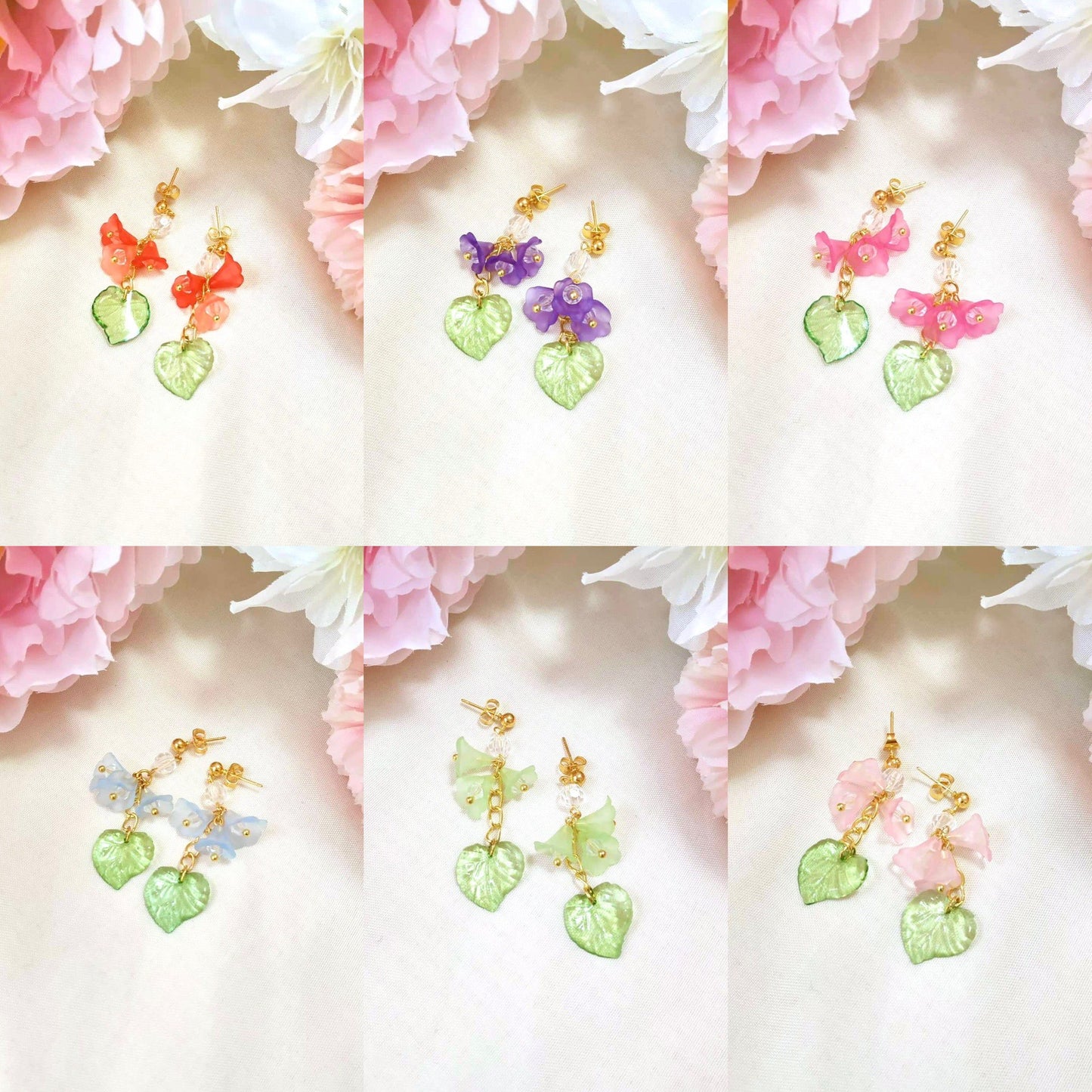 Flower Bead Earring