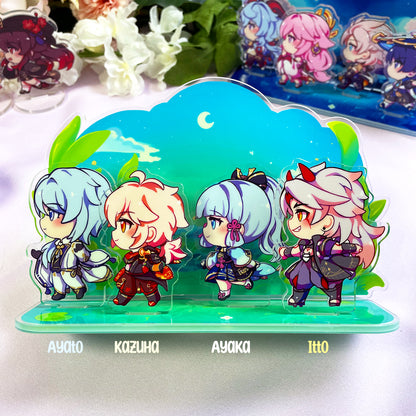 BUILD YOUR TEAM Genshin Impact Standees