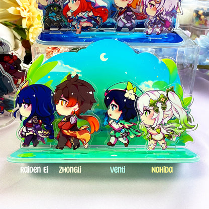 BUILD YOUR TEAM Genshin Impact Standees