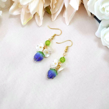 Strawberry Charm Earring