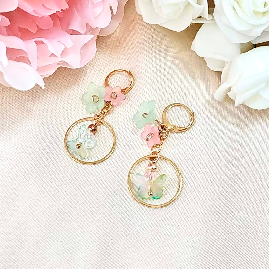 Butterfly Hoop Earring