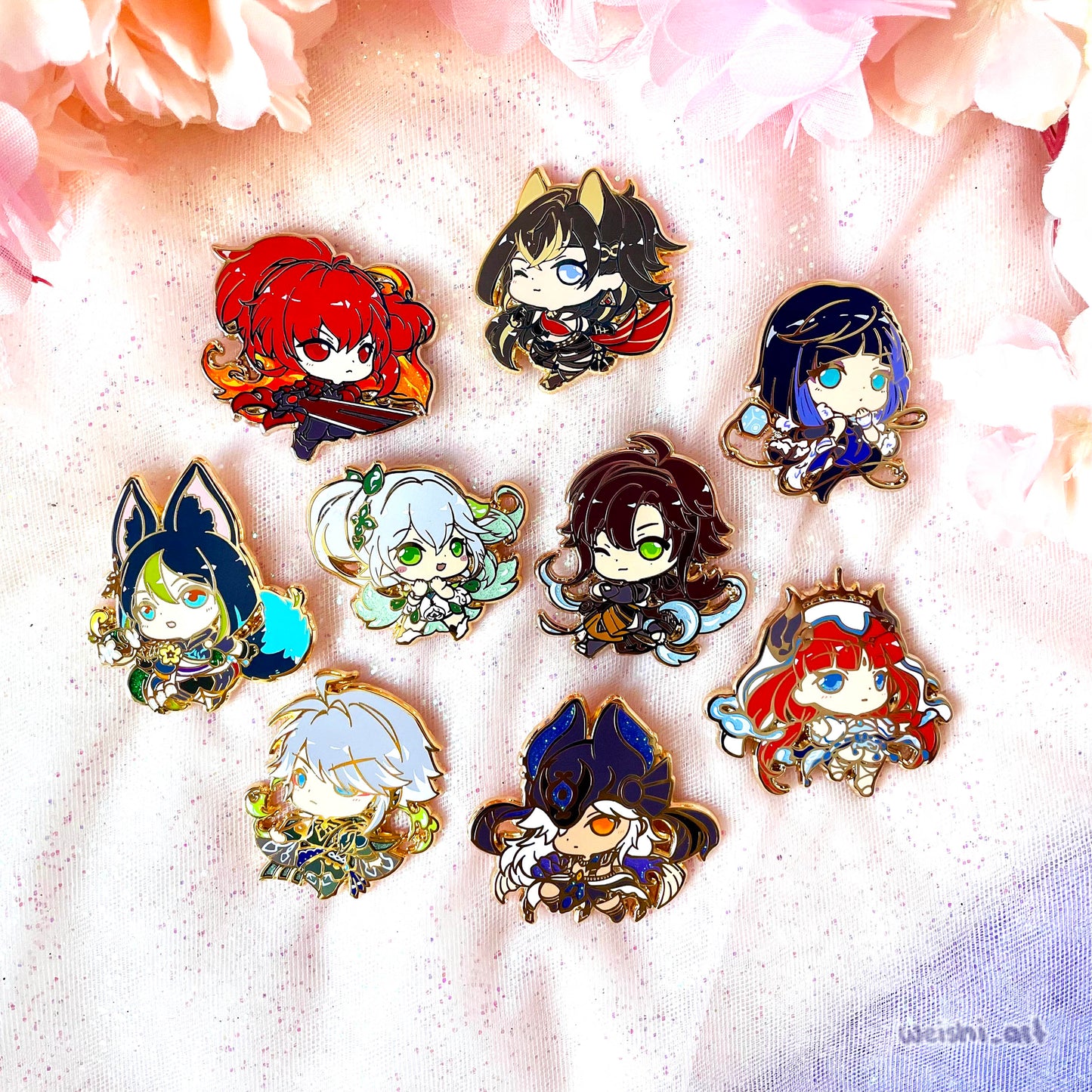 GENSHIN IMPACT PIN Set E