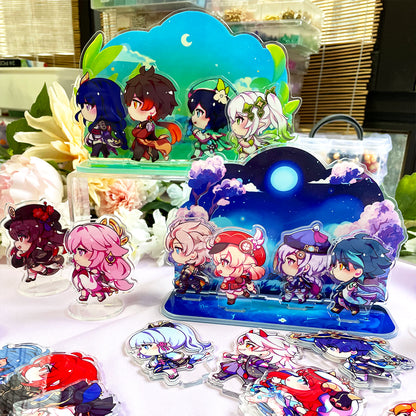 BUILD YOUR TEAM Genshin Impact Standees