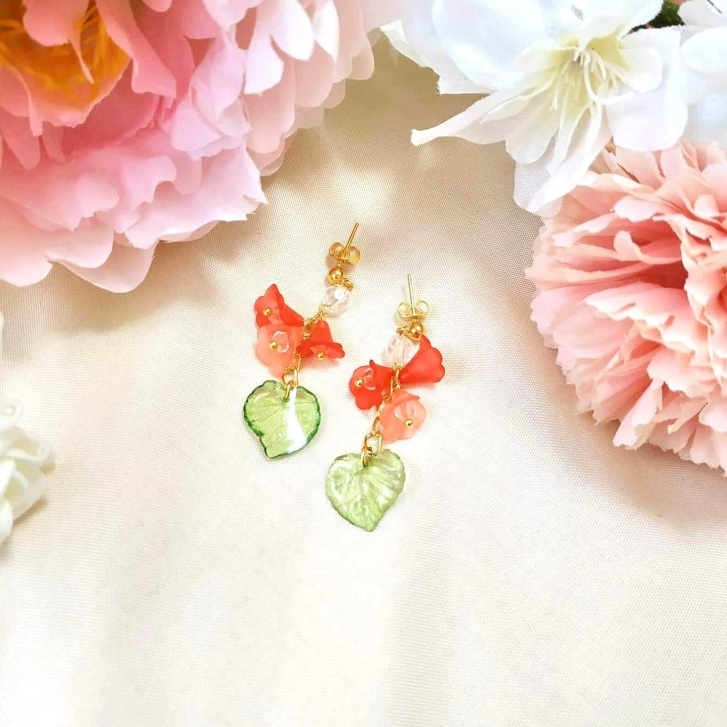Flower Bead Earring