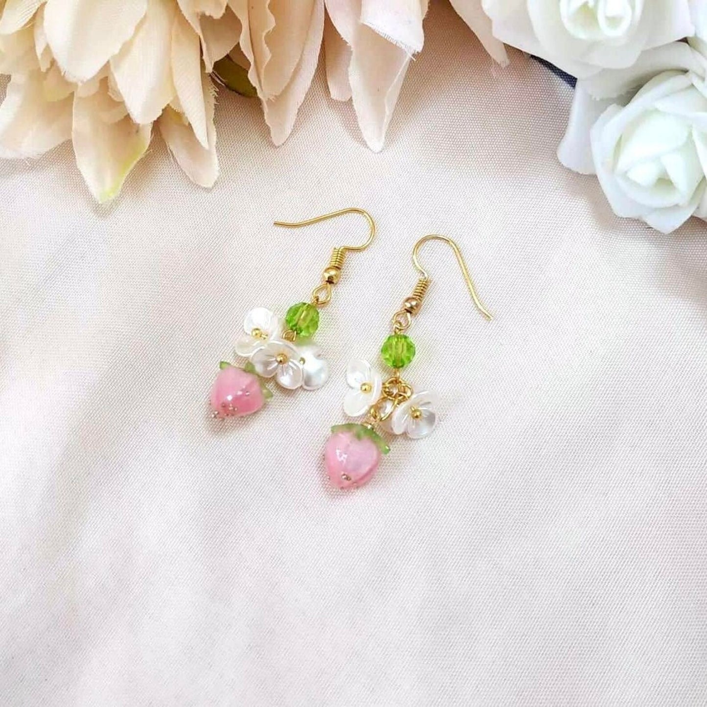 Strawberry Charm Earring