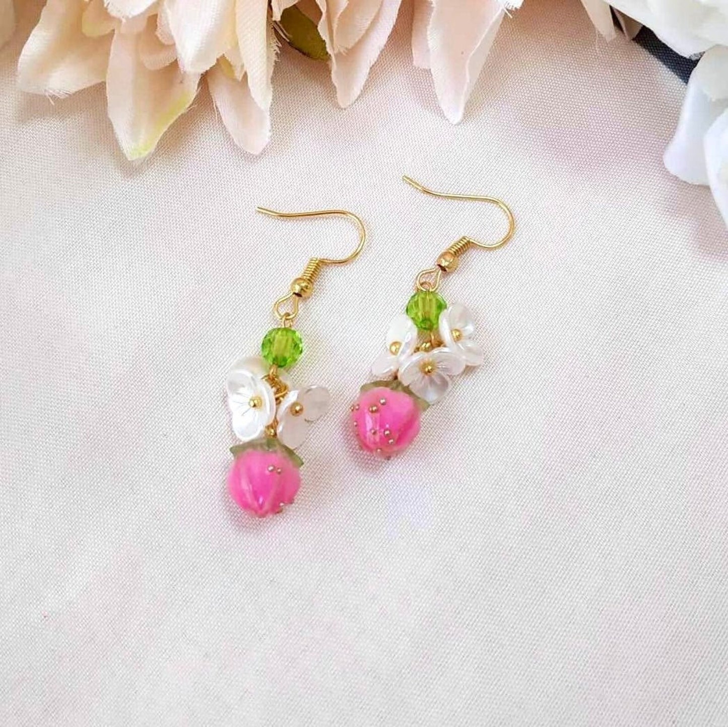 Strawberry Charm Earring