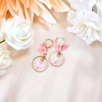 Butterfly Hoop Earring