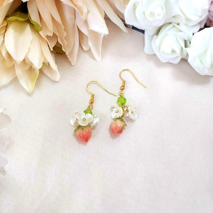 Strawberry Charm Earring