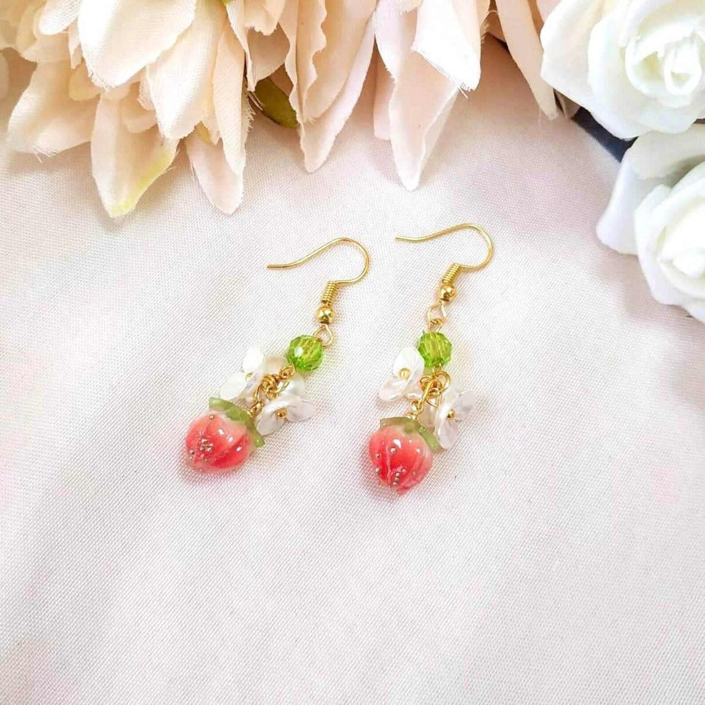 Strawberry Charm Earring