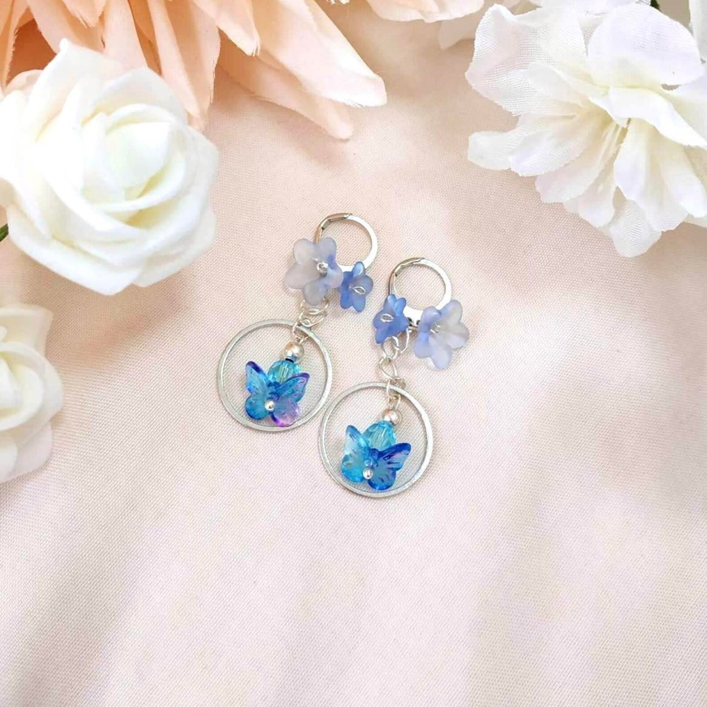 Butterfly Hoop Earring