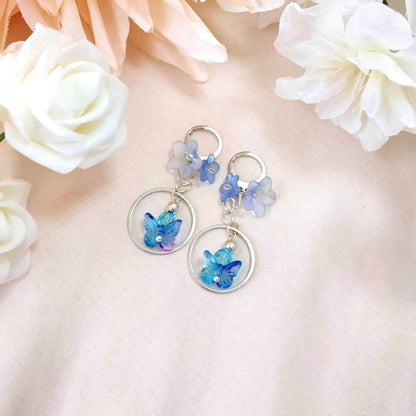 Butterfly Hoop Earring